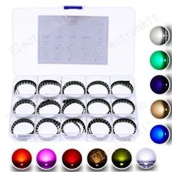 750Pcs 15 Kinds x 50pcs 0805 SMD LED Diode Box kit set White Red Green Blue Yellow Warm Orange Pink Purple RGB