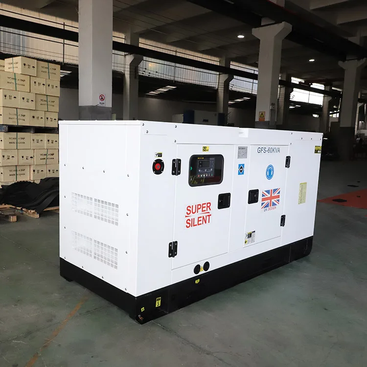 60 kva 60kva 80kva 100kva 125kva 48kw 50kw 60kw 80kw 100kw 50Hz 3 phase 1500rpm silent generator set