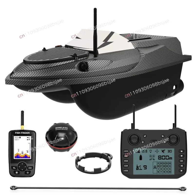 Remote control nesting boat, 12V bait boat, net trawler, dragnet boat, one-click decoupling, 180 points Beidou long distance