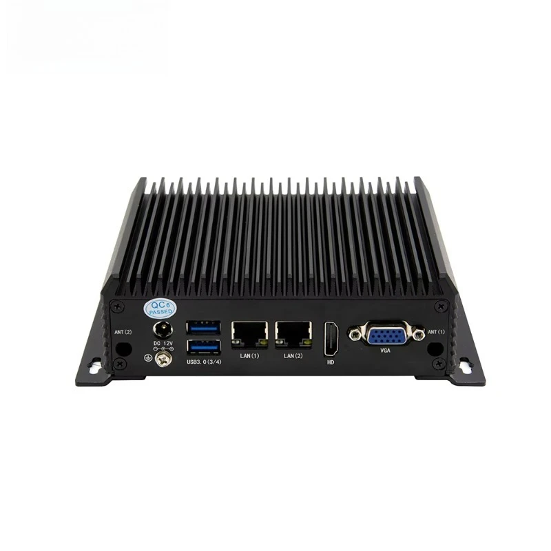 

Intel N100 Quad Core 2 HD Display Dual LAN WiFi6 BT Win10 Ubuntu VESA Industrial Computer Fanless Mini PcRAM/ROM NONE