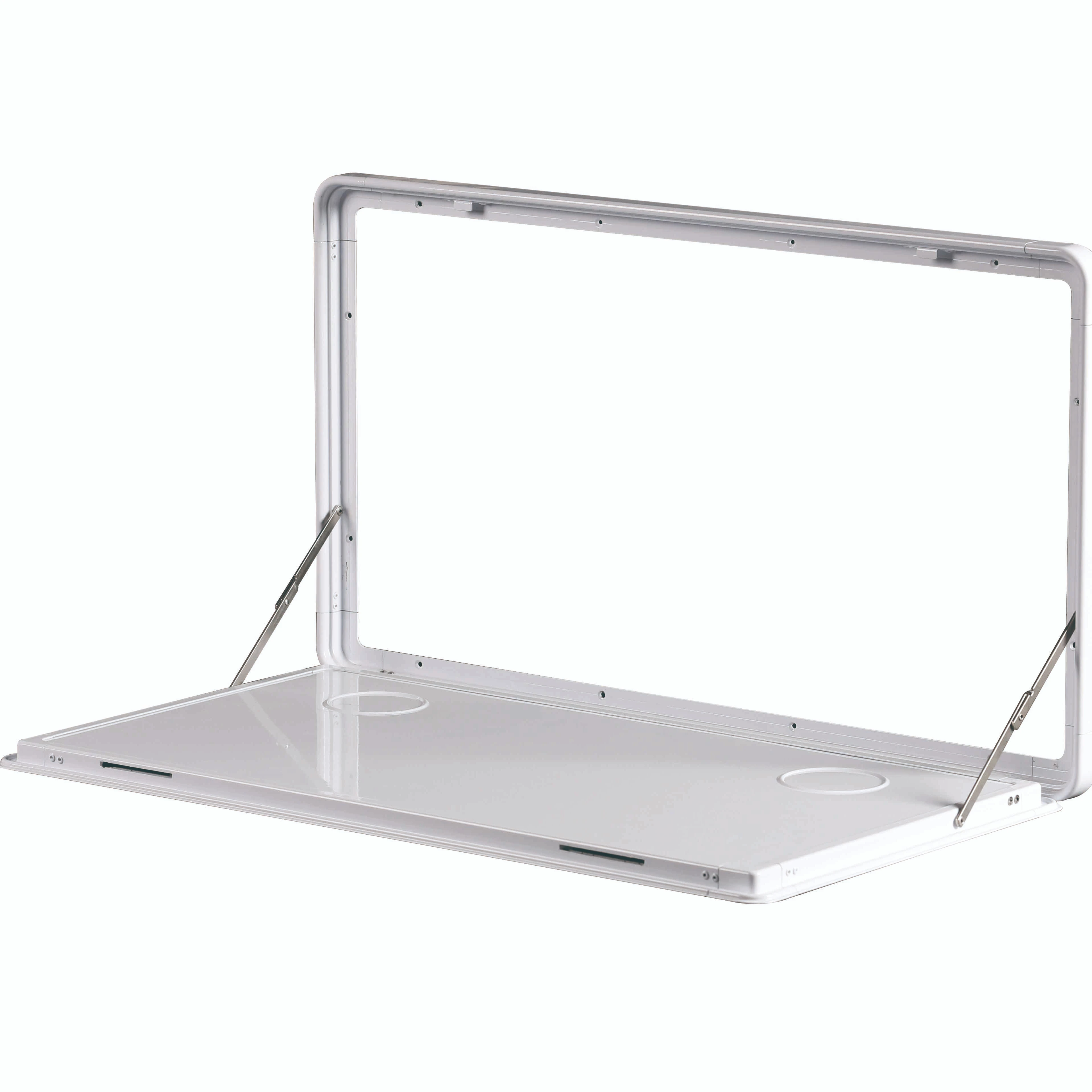 RV Caravan Picnic Folding External Table Aluminum White 800 X 450mm Wall Mount Hanging Dining Table RV Folding Wall Table