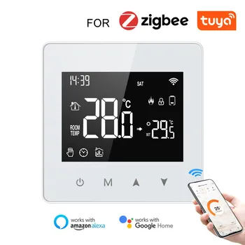 1 thermostat battery powered LCD display wall mounted programmable mobile phone remote control thermostat