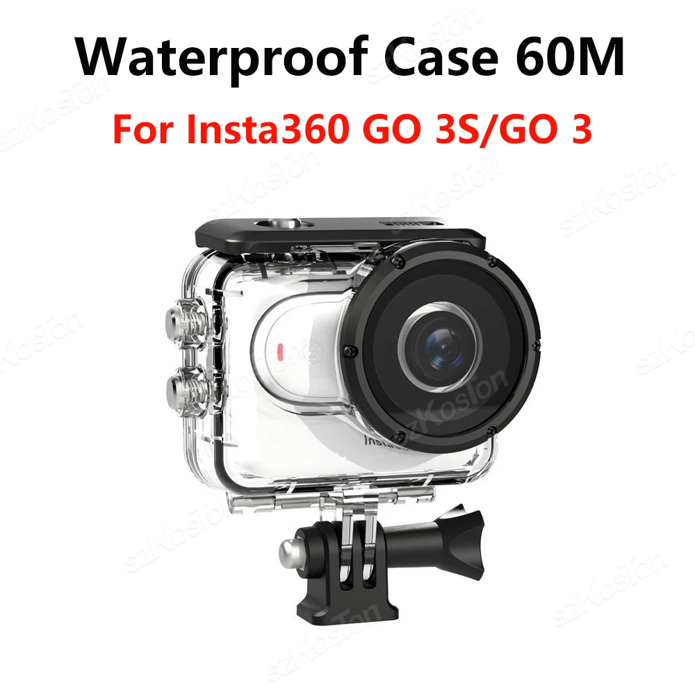 

Waterproof Case 60m For Insta360 GO 3S Underwater Diving Housing Protective Case For Insta360 GO 3 Thumb Camera Accessories