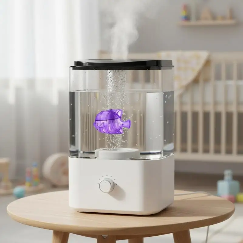 1Pcs Humidifier Cleaning Fish For Humidifiers & Fish Tanks, Humidifier Cleaner, Purifies Water, Prevents Hard Water Build Up