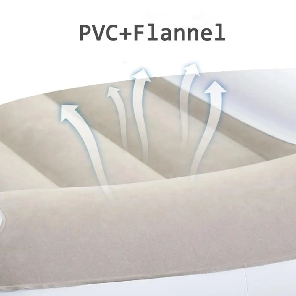 Colchón inflable para niños, asiento de cama de aire para viaje, coche, viaje por carretera, cama de avión portátil para niños pequeños, colchón para dormir extensor de bebé