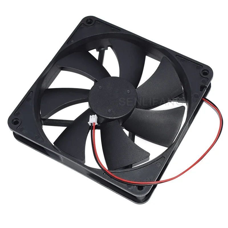 D14SH-12 DC12V 0.70A 2Pin Silent Chassis Power Supply Fan 140x140x25mm