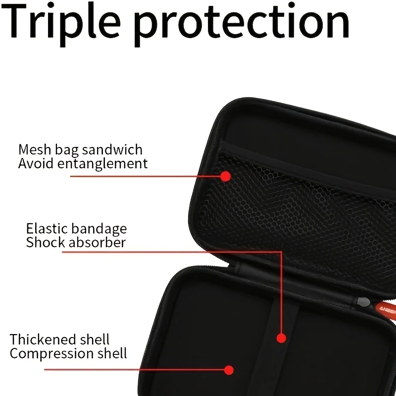 Hard Carrying EVA Case for Nintendo Game & Watch: The Legend of Zelda& Watch Super Mario Bros Retro Game Console Storage Bag view 4
