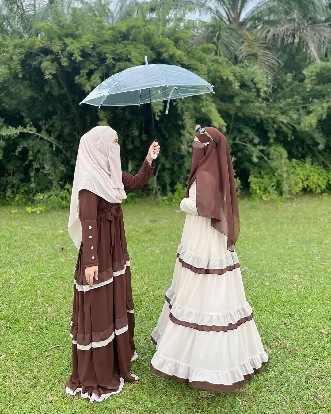 فستان عربي فضفاض أنيق وعصري بأكمام طويلة على طراز الشرق الأوسط #6