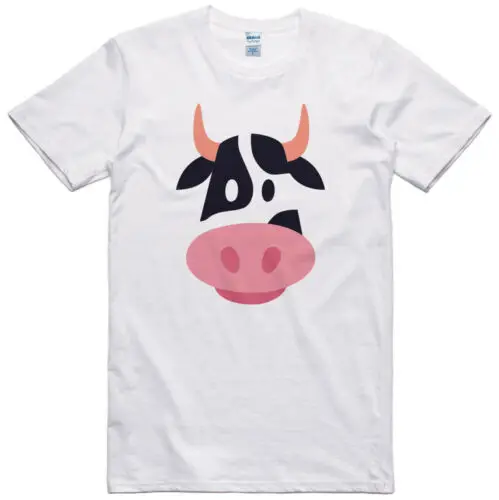 T-Shirt Mucca Viso Design reguläre Cotone Unisex T-Shirt