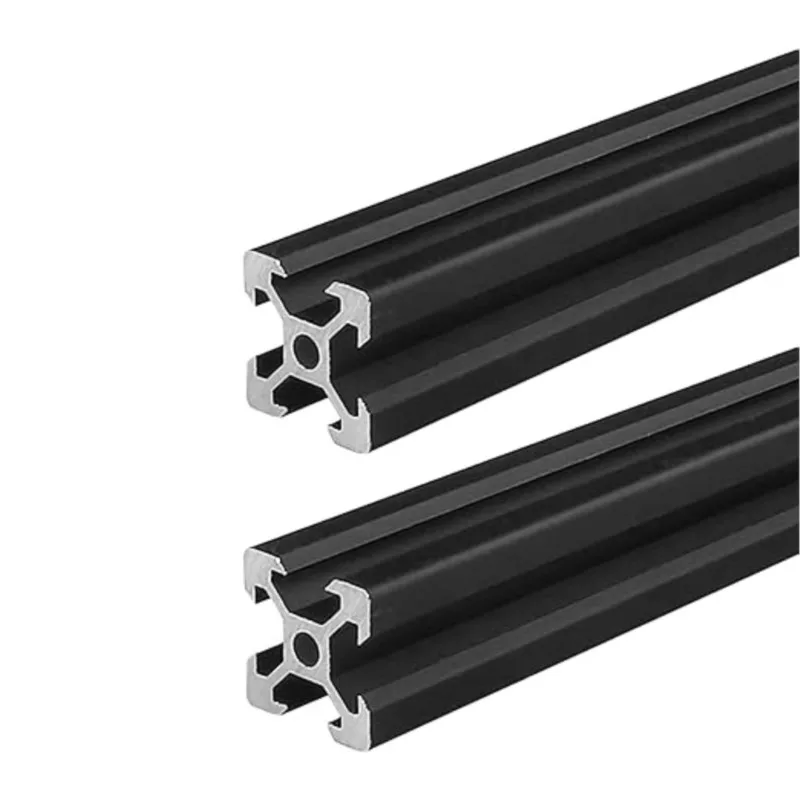 2PCS 1-1000mm 2020 V-slot T-slot Aluminum Extrusions Aluminum Profiles Anodized European Standard Linear Rail Frame 3D Printer