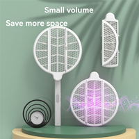 B58B-Foldable Electric Mosquito Swatter Rechargeable 2-In-1 Automatic Attracting Lamp Portable