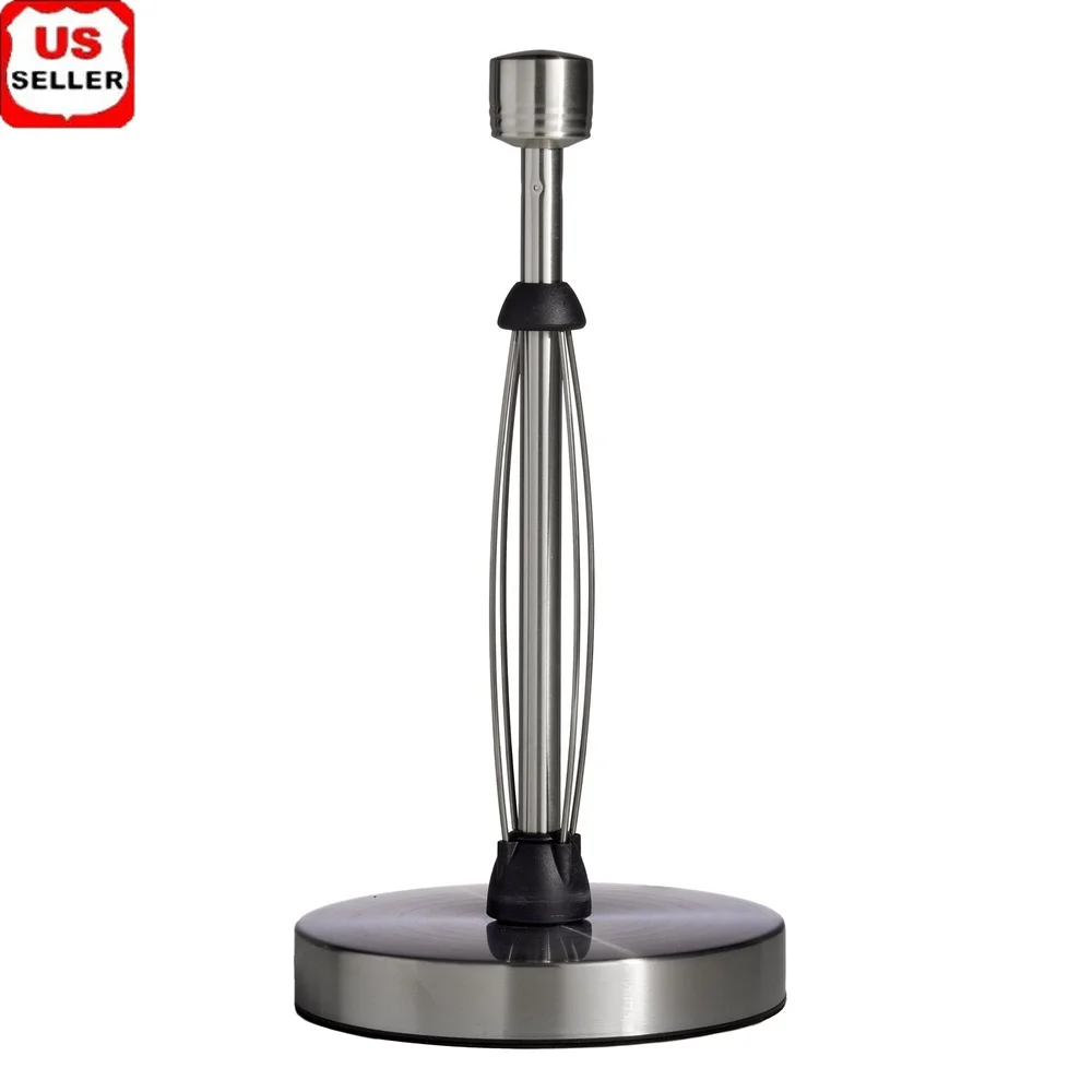 

Держатель для бумажных полотенец из матовой нержавеющей стали с идеальной технологией разрыва Нескользящее основание Универсальный дизайн Легкое управление одной рукой