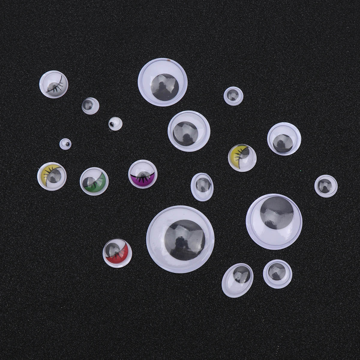 

1120 Pcs Animal Eye Glue DIY Accessories Eyeball Sticker Boxed Toy Colorful for Children
