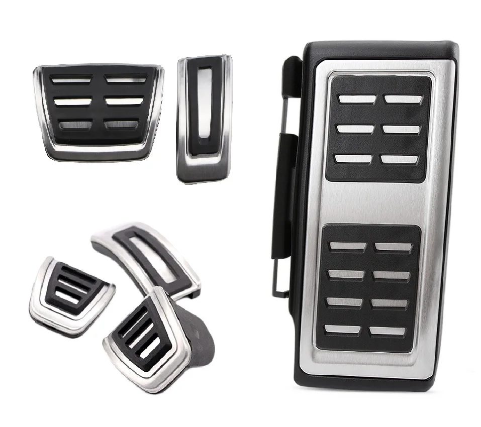 

Auto Pad Brake Dead Pedal Cover Set DSG For Seat Leon 5F MK3 For Skoda Octavia A7 For VW Golf 7 8 Auto Accessories