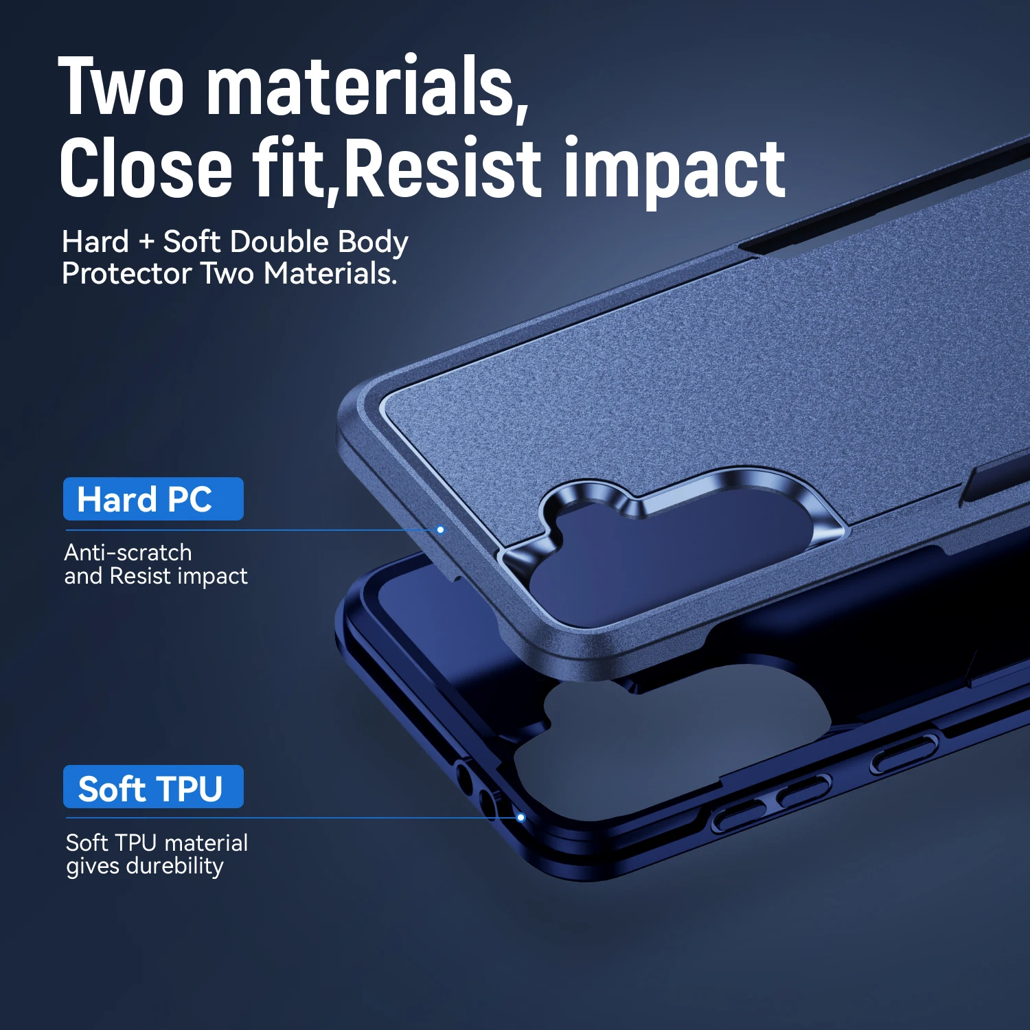 Harte Anti-Rutsch-Hülle für Samsung Galaxy A17 S25 FE A56 A36 A16 5G A35 A55 A15 A54 A14 S25 Ultra Edge S24 Plus S23 FE S22 Hüllen