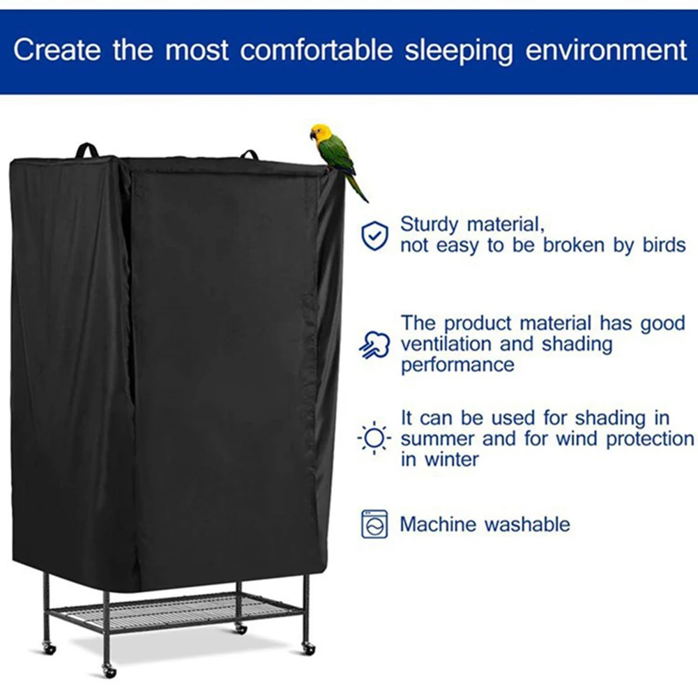 Unique Design Black Out Birdcage Cover Easy Installation Sunlight Removal Easily Placed Up And Down Specifications