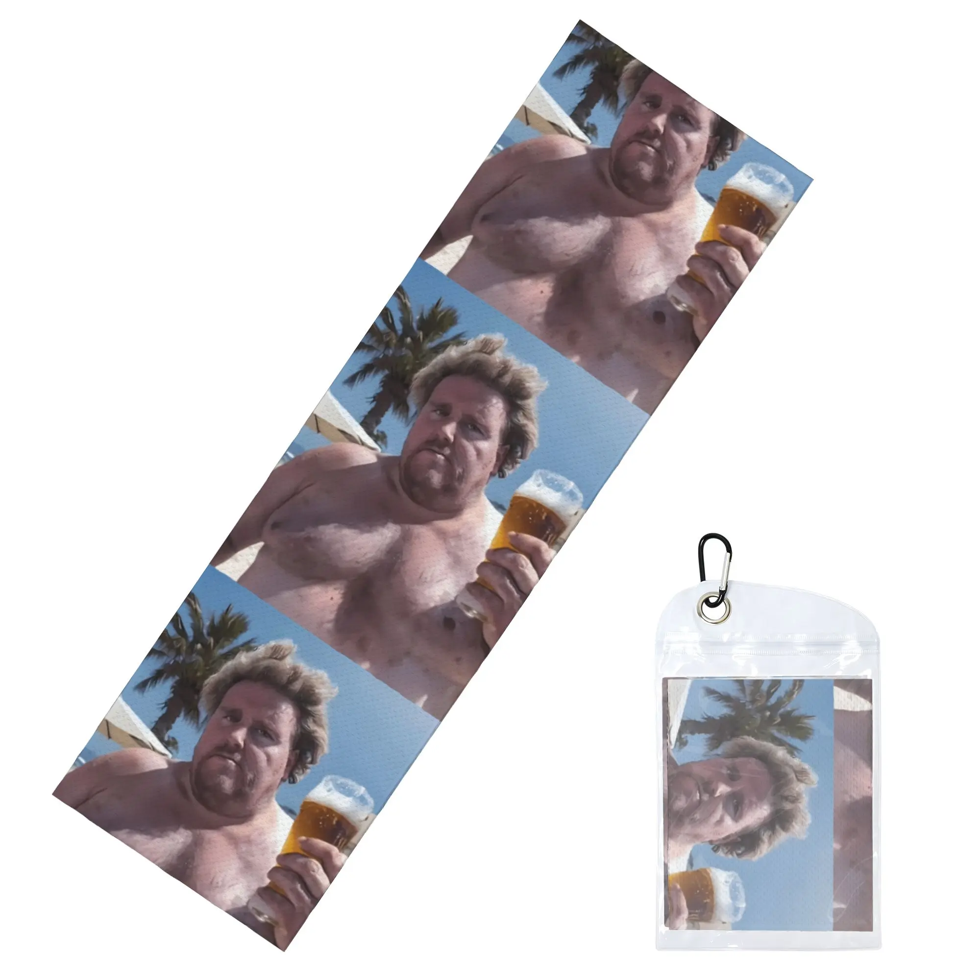 Cold Exercise Towel Delicious Beer On Madeira Beach Sports Yoga Towel Swimming Camping Towel Refreshing Sports Scarf Face Towels