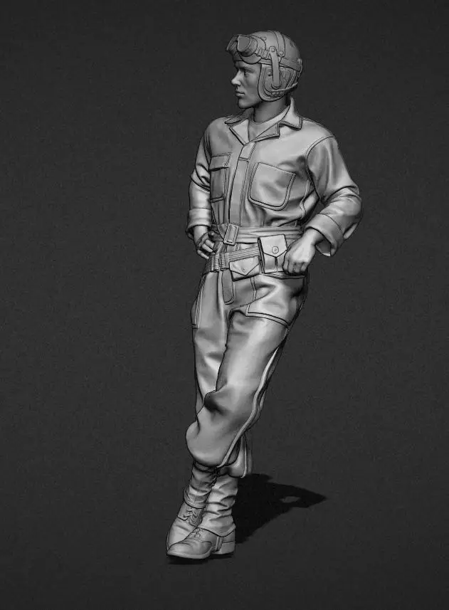 1/35  Resin Model Figure GK， Unassembled and unpainted kit