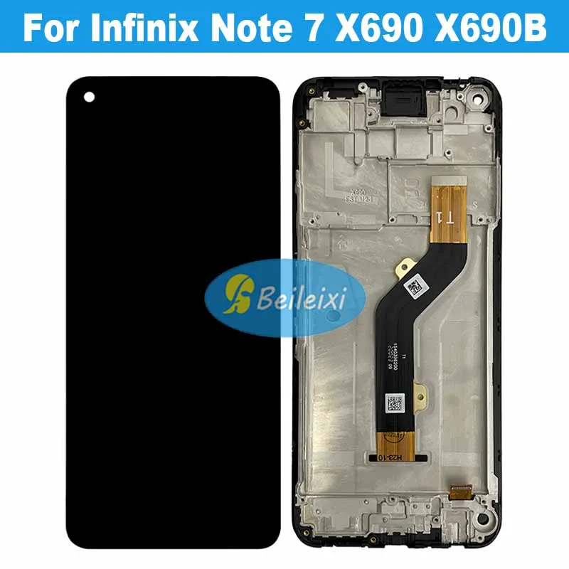 For Infinix Note 7 X690 X690B LCD Display Touch Screen Digitizer Assembly Replacement Parts