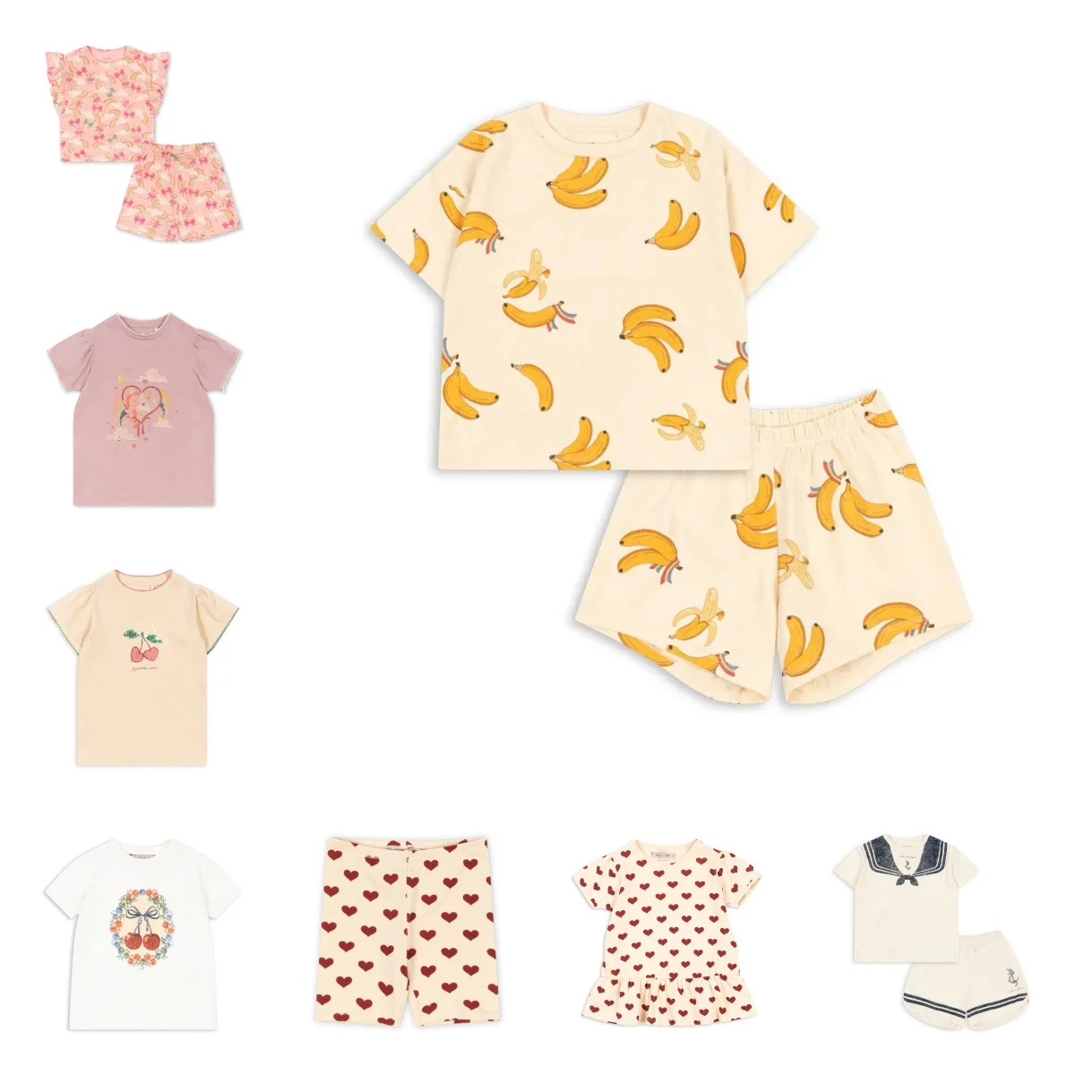 

Mother Kids 2025 ks Summer Short Sleeve T-shirt and Underwear Pant Set for Baby Boys And Girls Shorts Kids Clothing