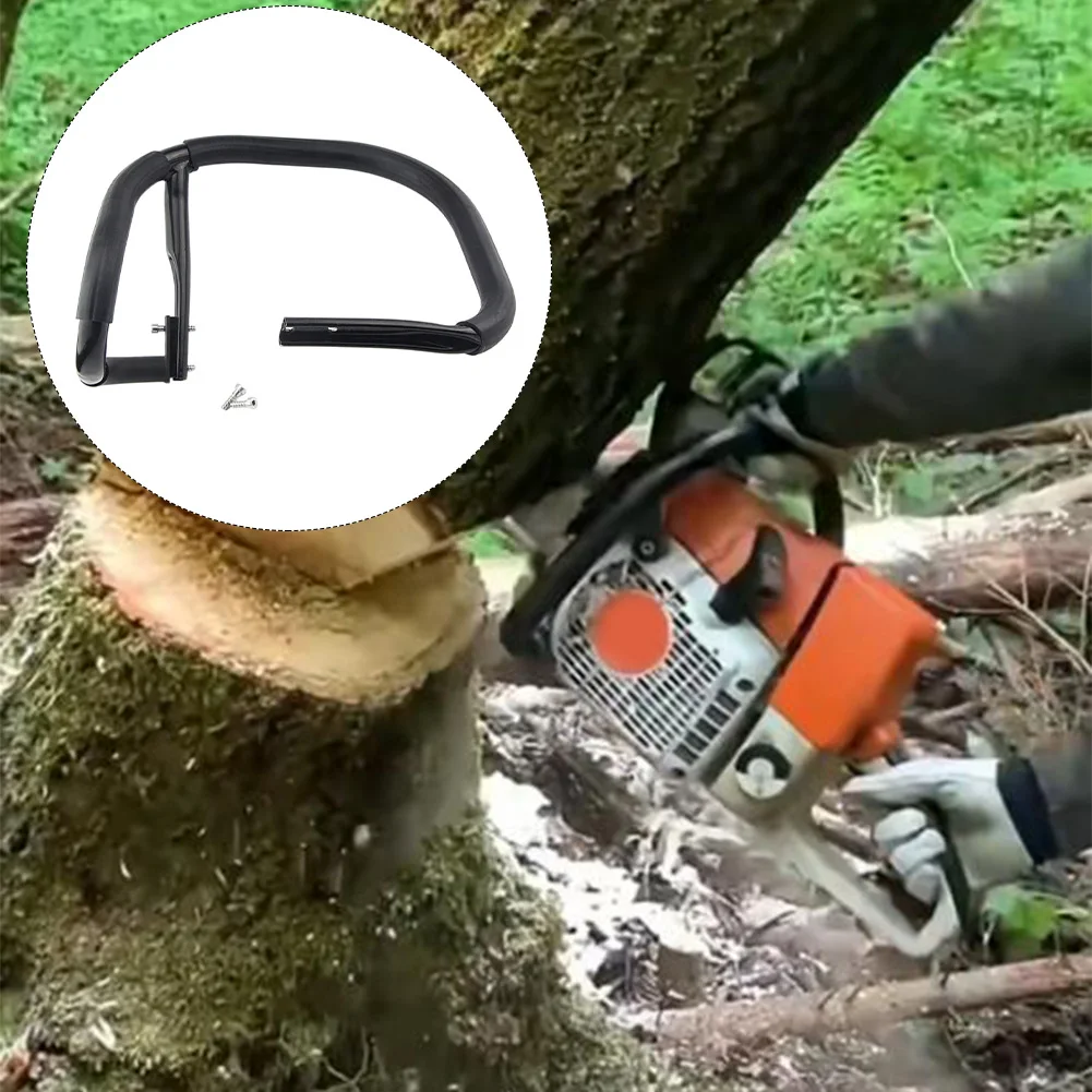 For Extended Cutting Handlebar Assembly Power Tool Handle Rubber Grip Chainsaw Handle Brushcutter Seamless Operation Fit
