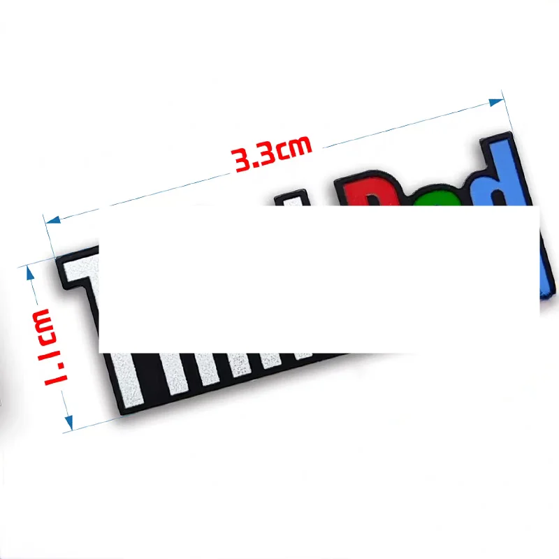 

Специальная металлическая наклейка с логотипом для ноутбука, планшета, настольного компьютера, персонализированное украшение своими руками, размер 3,3x1,1 см