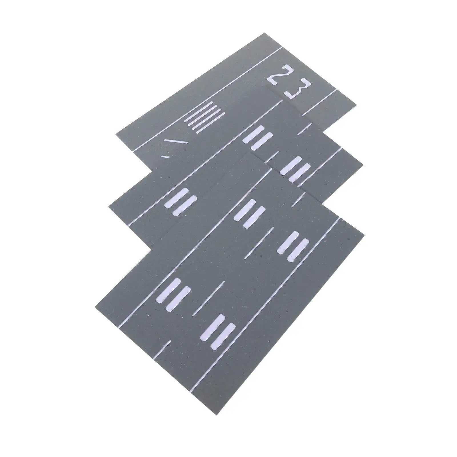 Miniature Aircraft Display Runway 45x10cm Plastic Airport Runway Surface Diorama Background Aircraft Display Takeoff Platform view 3
