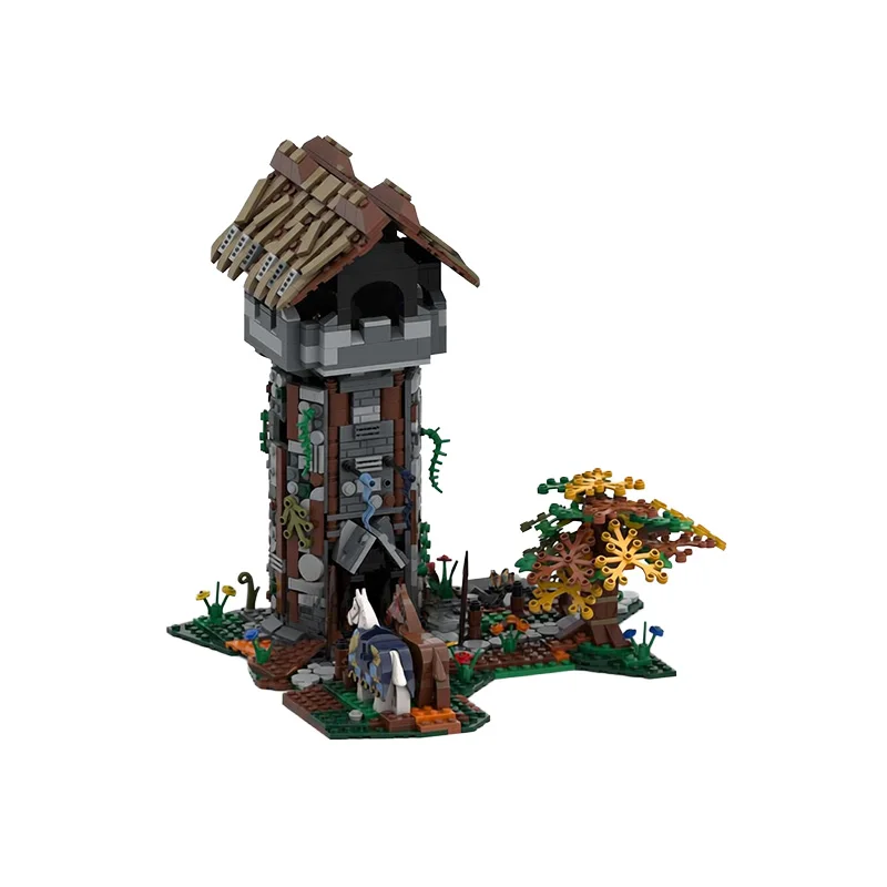 1232 Elementy Miejska Wieża Obserwacyjna MOC Konfigurowalny Modułowy Projekt Budowy Popularny Prosty Model Technologiczny DIY Zabawka Prezent dla Chłopców na Festiwal