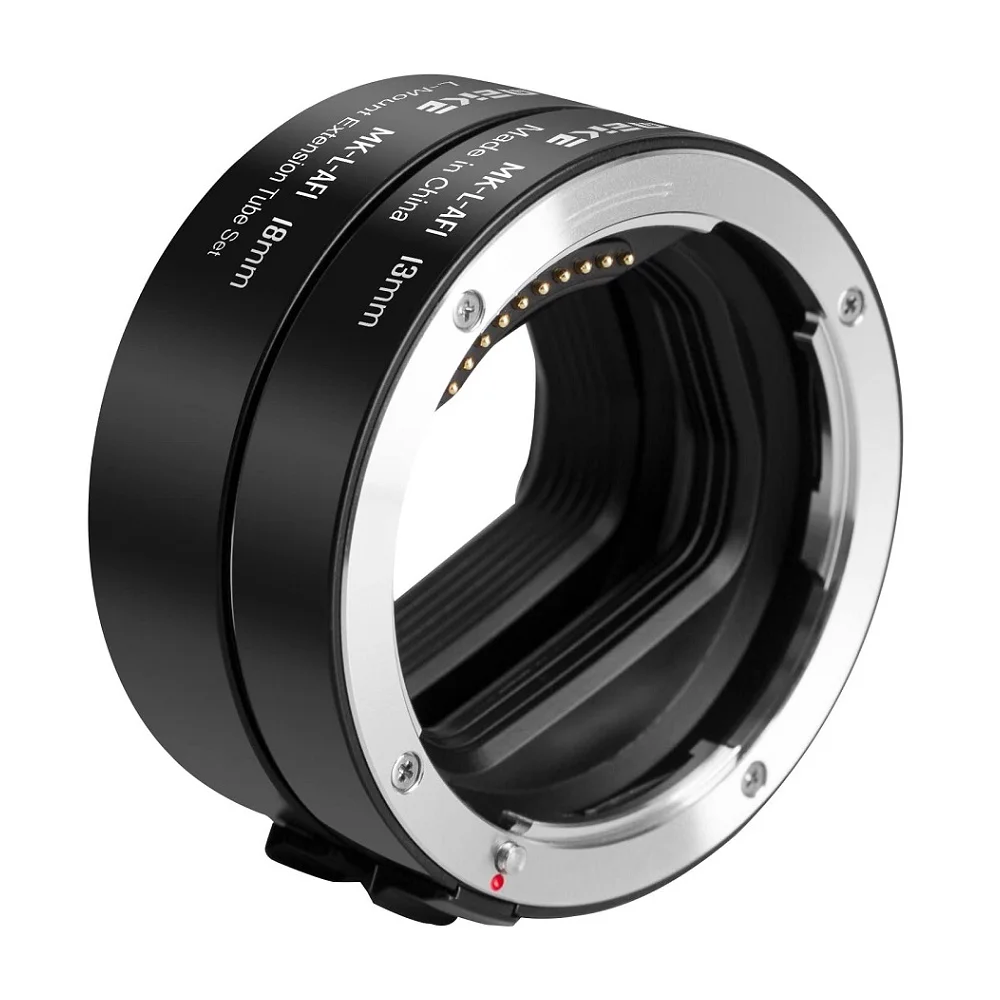 Meike MK-L-AF1 AF Autofokus-Makro-Verlängerungsrohr-Ring-Set 13 mm + 18 mm für Panasonic Leica Sigma L-Mount S1 S1H S5 S1R SL SL2 FP