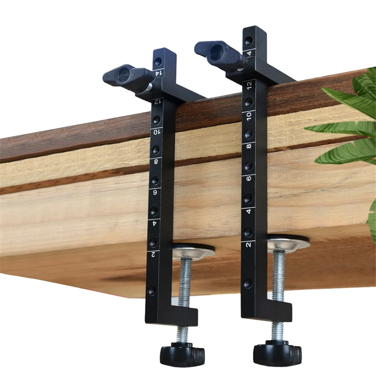 Pince en forme de G réglable en alliage d'aluminium, pince en forme de C, pince en F de bain, travail de calcul, pince de fixation en fibre, 2 pièces