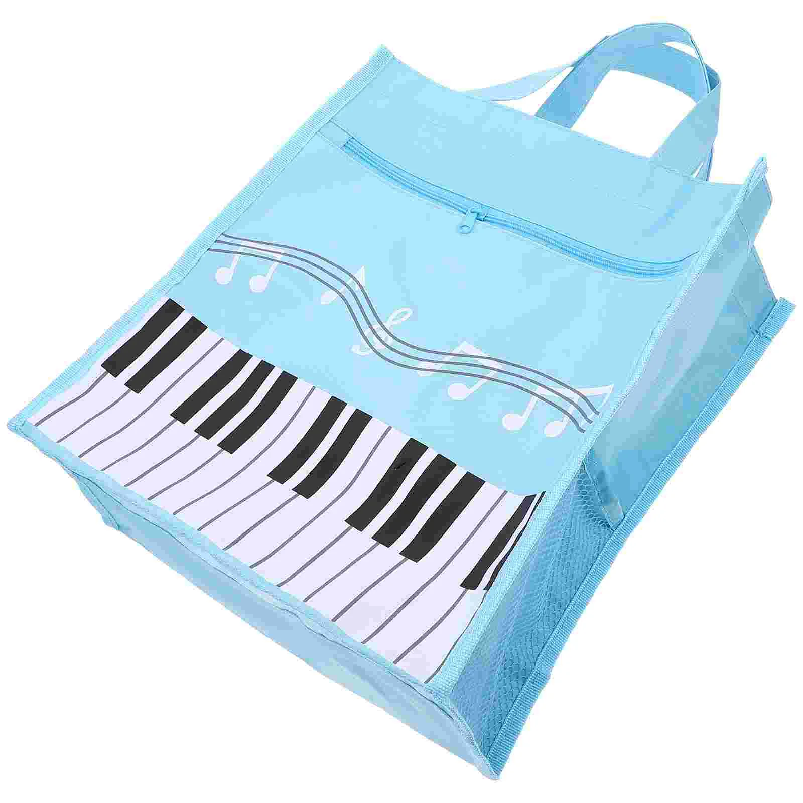 Music Tote Bag Bags Musical Score Pouch Storage Non-woven Fabric Instrument Accessory Holder