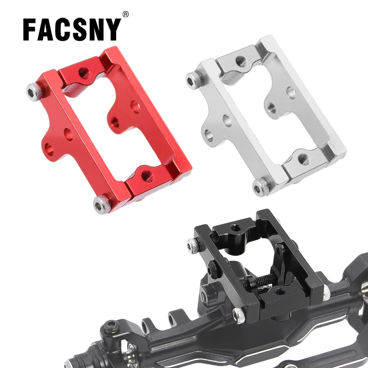 JJRC C8801 AX-8560 TRX4M Servo Mount staffa in alluminio parti metalliche per Traxxas TRX-4M Bronco Defender 1/18 RC aggiornamenti per auto