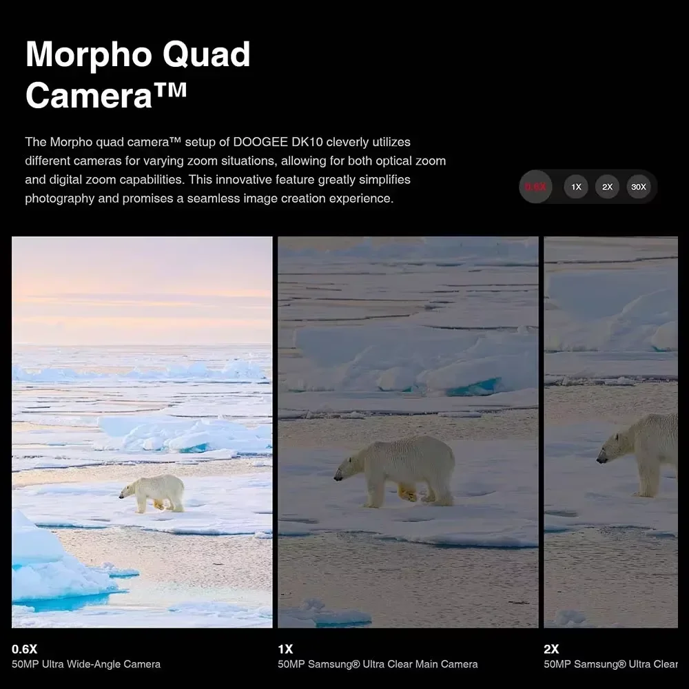 DOOGEE DK10 5G Smartphone 32GB(12+20) RAM 512GB ROM 120W 5150mAh 50W Wireless Charging 6.67" AMOLED 50MP NFC Mobile Phone