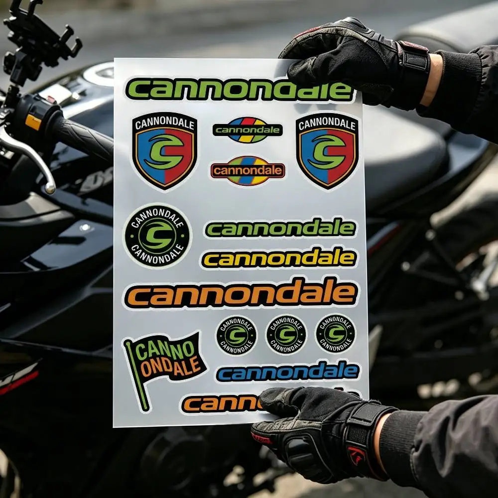 For Cannondale Helmet Reflective Sticker Set Safety Decal for Motorcycle Bike Car  High Intensity Glow New Arrival