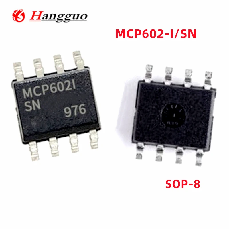 100Pcs/Lot Original MCP602-I/SN MCP602 SOP DUAL OP-AMP 3000 uV OFFSET-MAX 2.8 MHz BAND WIDTH Chip  Best Quality