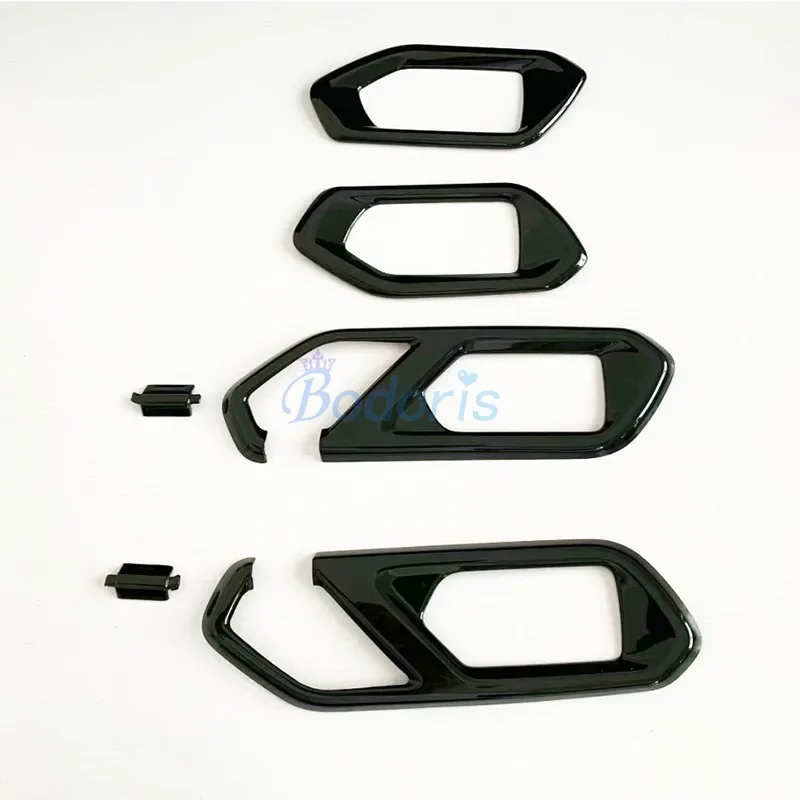 Для Toyota Raize A200A 210A 2019 2020 внутренняя дверная ручка чаша крышка отделка поручень наклейка ABS хром аксессуар для стайлинга автомобиля Для Toyota Raize A200A 210A 2019 2020 внутренняя дверная ручка чаша крышка отделка поручень наклейка ABS хром аксессуар для стайлинга автомобиля