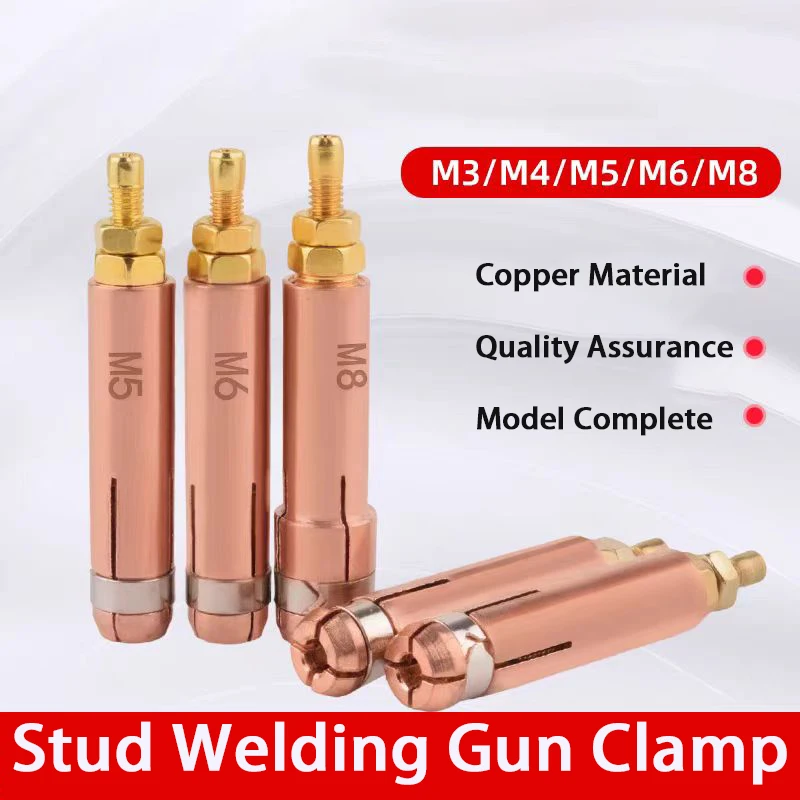 

Stud Welding Chuck Copper Welding Gun Chuck Stud Welding Machine Accessories Nail Machine Screws And Bolts M3 4 5 6 8