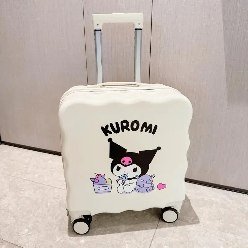 Hello Kittys Suitcase Children's Luggage Boarding Box Travel Bags for Woman Password Mini Short-Distance Trolley Box