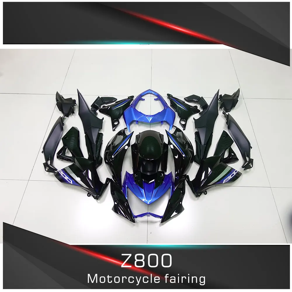 

For Z800 2013 - 2016 13 14 15 16 Customized New Full High Quality ABS Injection Plastics Fairings Kit Blue Black