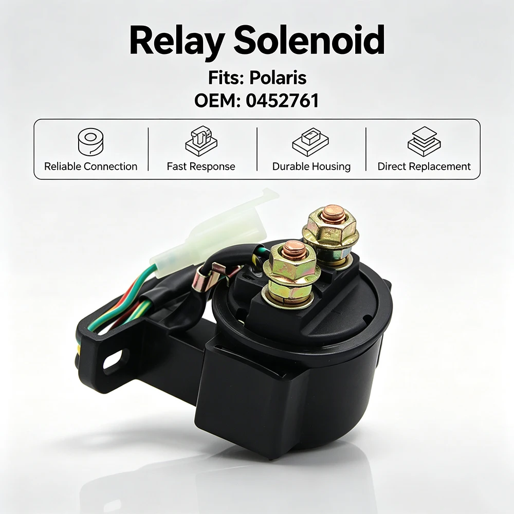 0452761 Motorcycle Relay Solenoid For Polaris Phoenix 200 2005-2013 Sawtooth 200 2006-2007 UTV RZR 170 169CC 2012