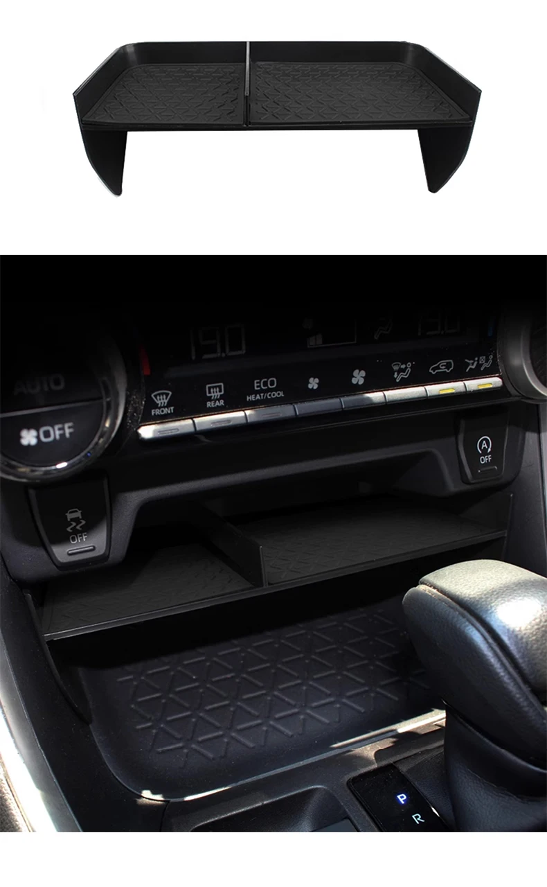 Für Toyota RAV4 XA50 2019 2020 2021 2022 2023 2024 2025 RAV 4 Hybrid Auto Armlehne Lagerung Box Auto Dashboard Kleinigkeiten aufräumen Tablett – Detail 11