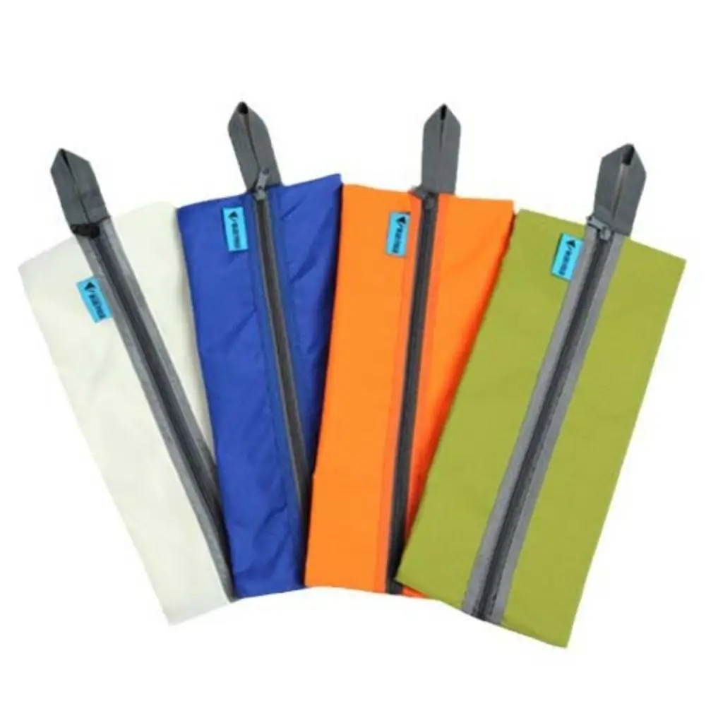 

Waterproof Camping Storage Bags Shoe Storage Zipper Close Outdoor Sundries Bag Ultralight Foldable Hiking Organizing Case