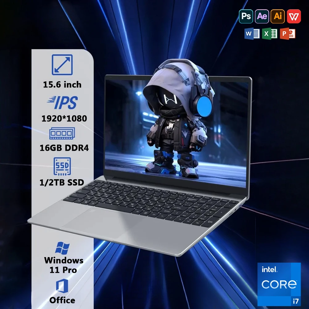 yZ[zWindows 11 Intel Core i7 8500Y 15.6C` m[gp\R 16GB RAM 1TB SSD wF X^fB/ItBXPC m[gPC