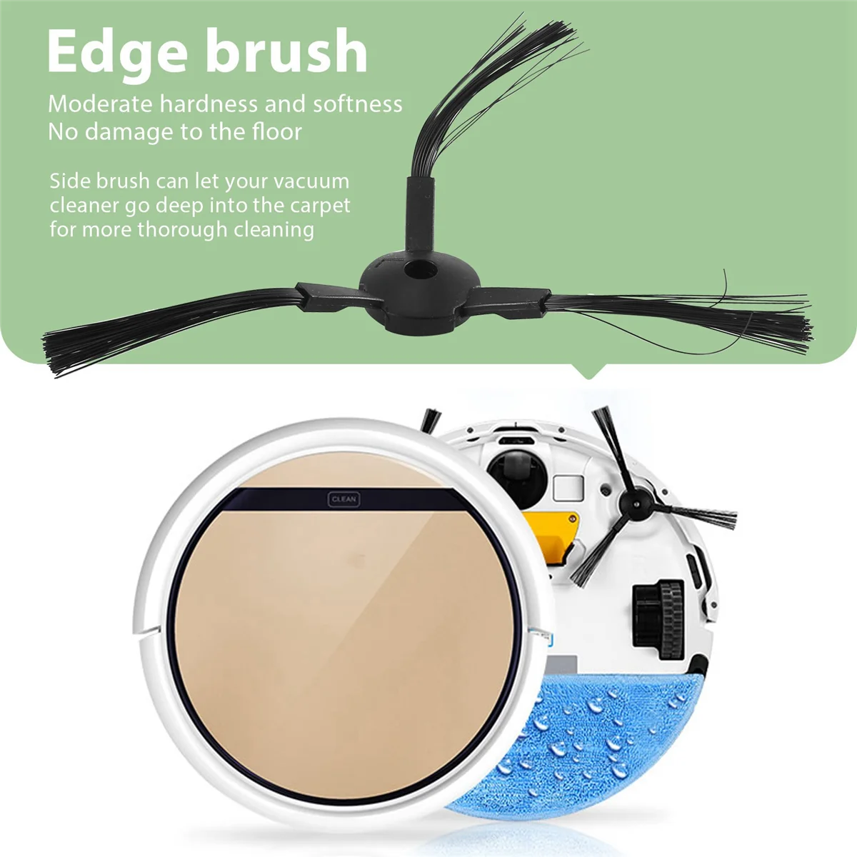 New hot 6X Side Brush +5X Filter for Lidl SilverCrest SSR 3000 A1 Robotic Vacuum Cleaner Accessories Vacuum Cleaner Replacement