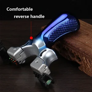 Anti Slip Laser aiming at slingshot, Blue Slingshot gradient, outdoor hunt, elastic shot, steel ball, set, kaza 9 Main Seling Sales - №6