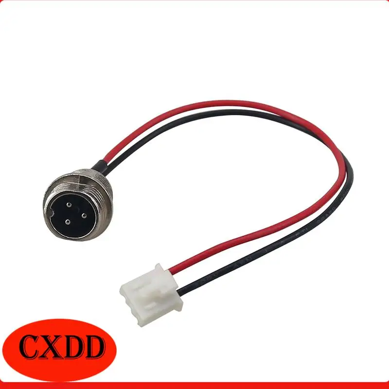 XT-60 to GX-16 Aviation Plug 2Pin 3Pin Male Female Charging Port for ZERO 8X/10X/11X Electric Scooter Socket Plug Accessories