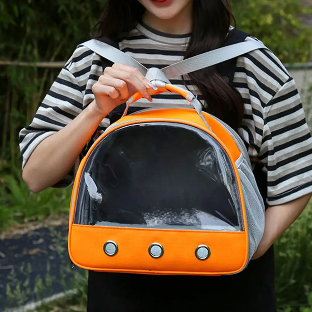 

Breathable Portable Parrot Travel Bag Foldable Large Capacity Parrot Carrier Bag Comfortable Cat Backpack Pet Supplies