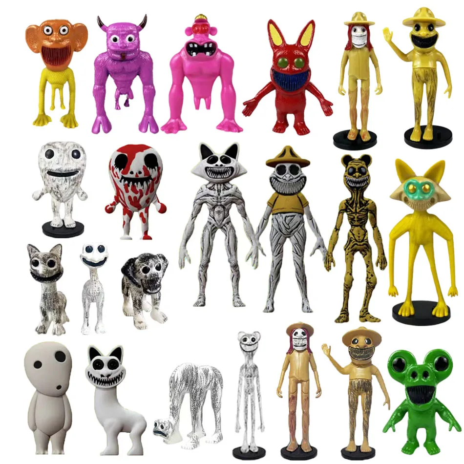 Zoonomaly Figures Toys Set Zoonomaly Monster Set Zoonomaly Action Figure Game Man Cat Frog Pvc Plastic Figurine Toy Doll Gift