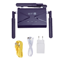 WiFi6 Wireless Router High-Speed 300Mbps 4G 5G CPE LTE Router with SIM Card Slot 4 Antennae Stable Connection for Phone Laptop