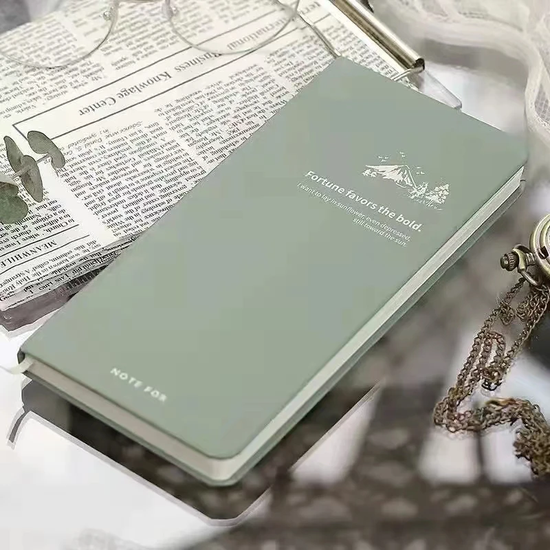 Weekly Record Book Silent Literary and Artistic Forest Retro Slim Weekly Plan Book Notepad Cute Notebook Planne